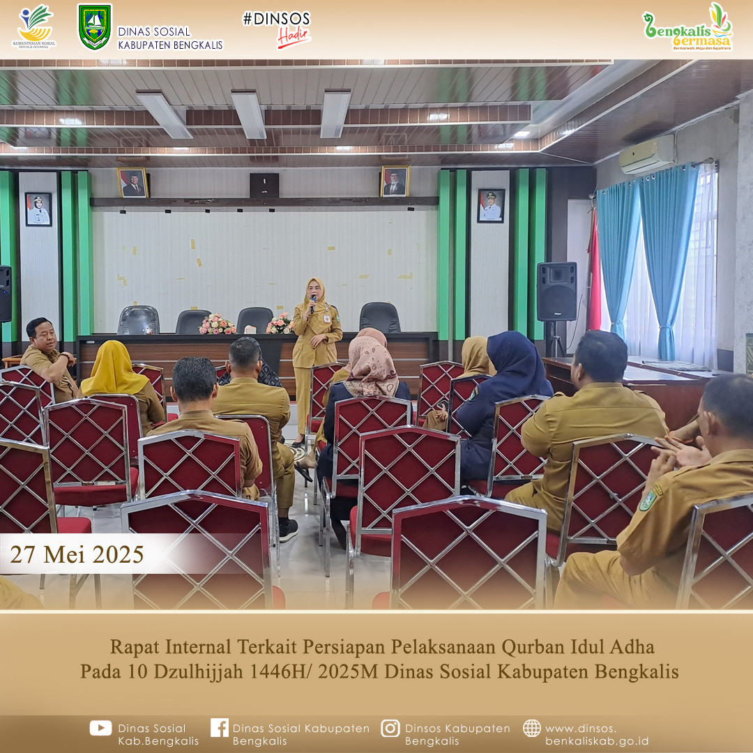 Rapat Internal Terkait Persiapan Pelaksanaan Hewan Qurban Idul Adha